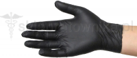 Rękawiczki nitrylowe op. 100 szt. czarne