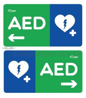 Tablice kierunkowe AED