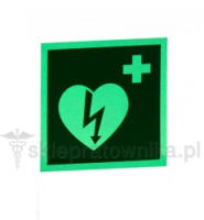Tablica AED fluorescencyjna
